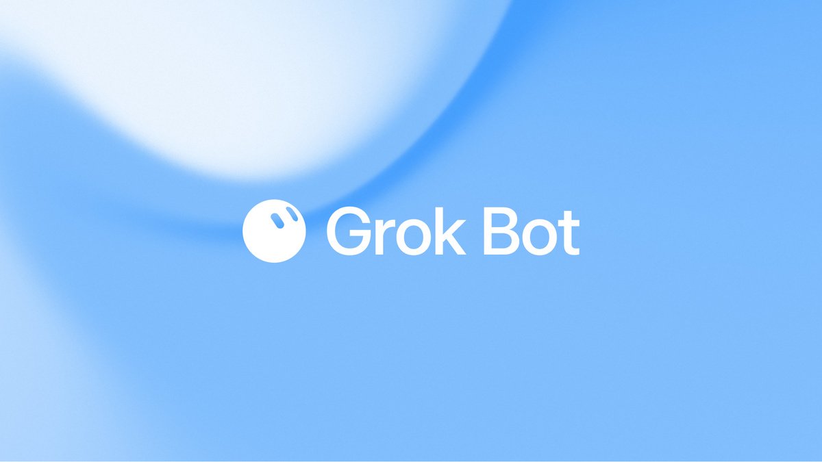 Grok Bot — SpaceXAI official launch artwork