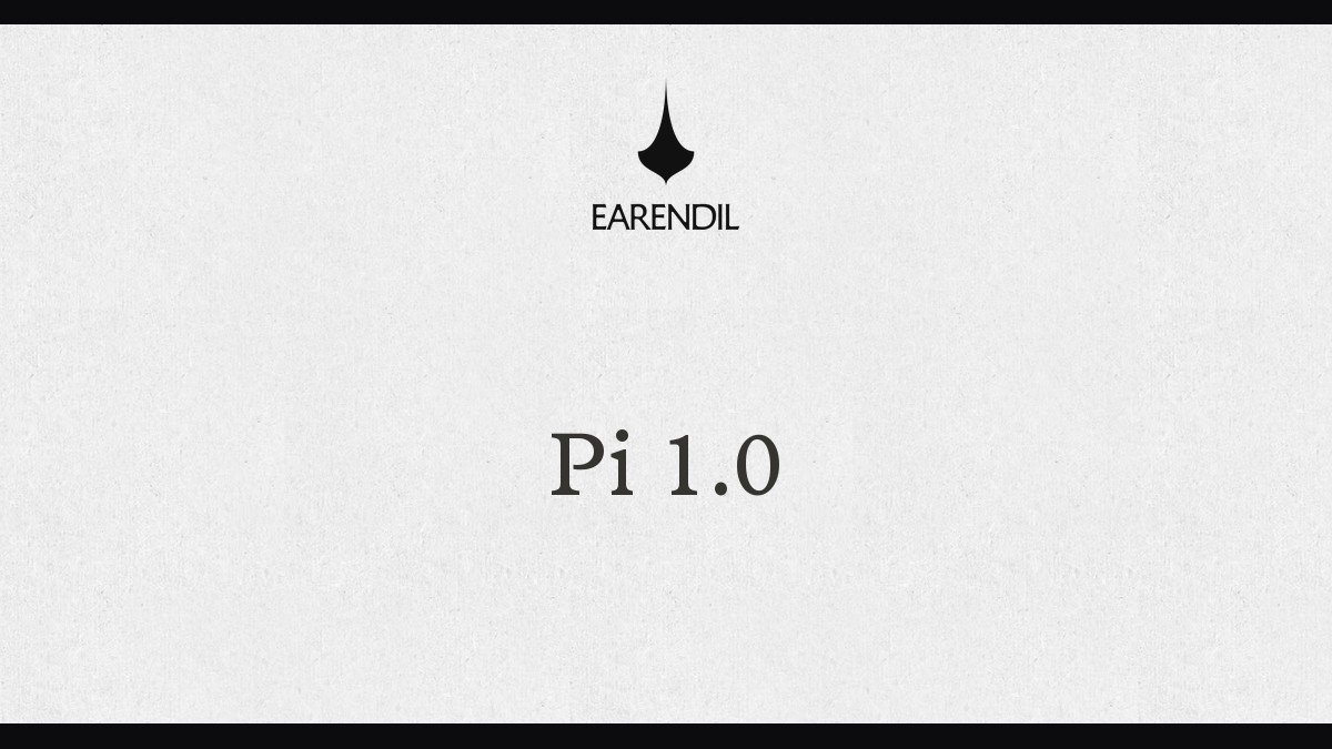 Official Earendil Pi 1.0 announcement social image