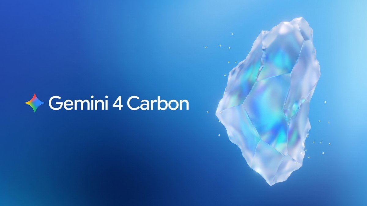 Gemini 4 Carbon official art with the Gemini sparkle